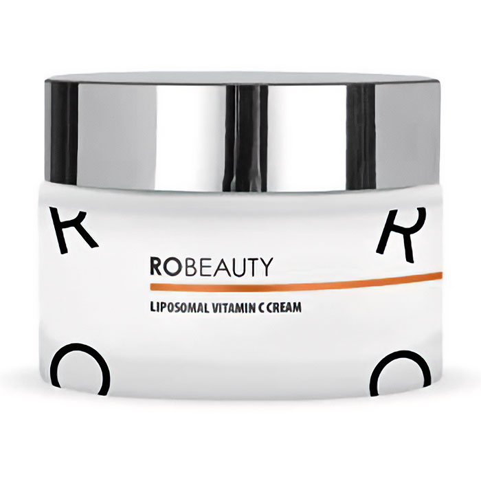 Крем для обличчя RoBeauty Liposomal Vitamin C Cream з мікроголками, проти пігментації, з вітаміном C, 50 мл